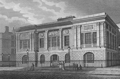 Trinity House, Tower Hill, Londres (grabado) de Thomas Hosmer Shepherd