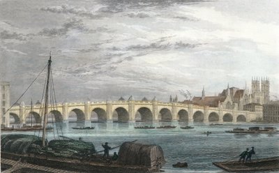 Puente de Westminster, Londres de Thomas Hosmer Shepherd