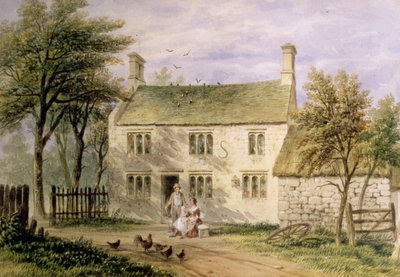 Woolsthorpe, Grantham, lugar de nacimiento de Isaac Newton de Thomas Hosmer Shepherd