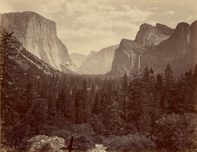 Yo-Semite Valley Desde Mariposa Trail de Thomas Houseworth and Company
