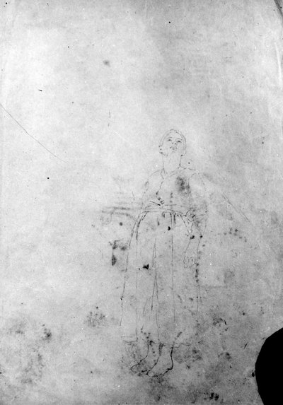 Boceto de brazo y boceto de dos manos de Thomas Hovenden