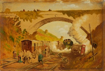 Accidente ferroviario en Flax Bourton de Thomas Howard Harker