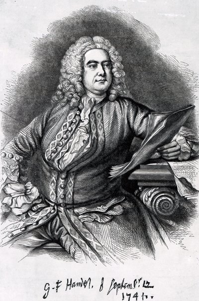 George Frederick Handel, 1749 de Thomas Hudson