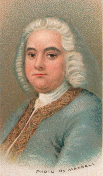 George Frideric Handel 1685-1759, compositor británico nacido en Alemania de Thomas Hudson