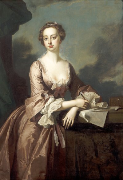 Mary Finch, vizcondesa de Andover, 1746 de Thomas Hudson