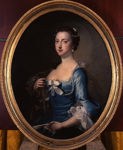 Retrato de Frances Thynne, Lady Hertford, luego Duquesa de Somerset de Thomas Hudson