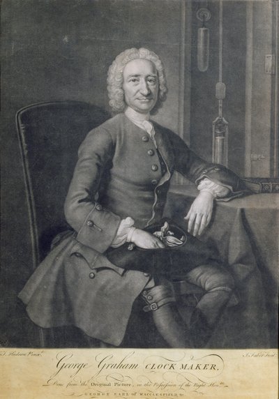Retrato de George Graham (1673-1751) Relojero de Thomas Hudson