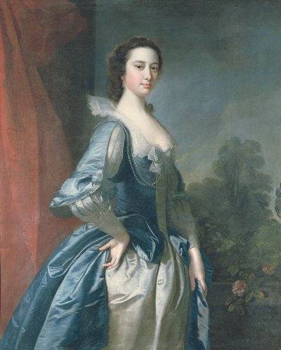 Retrato de una dama de Thomas Hudson