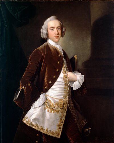 Retrato de un hombre de Thomas Hudson
