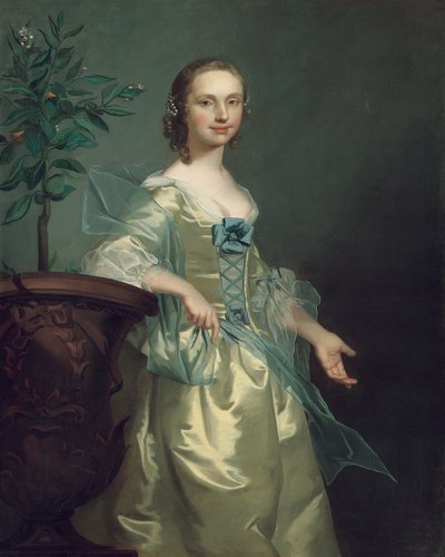 Retrato de una dama, se dice que es Isabella Courtenay de Thomas Hudson