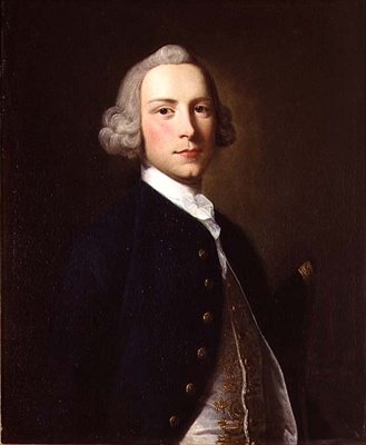 Retrato de un oficial naval en uniforme de Thomas Hudson