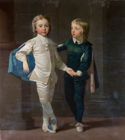 Sir Edward Hulse, 3er Baronet y su hermano, Samuel Hulse, c.1758 de Thomas Hudson