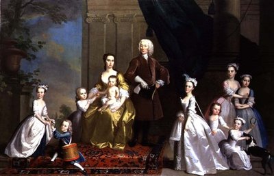 La familia Radcliffe, c.1738-42 de Thomas Hudson