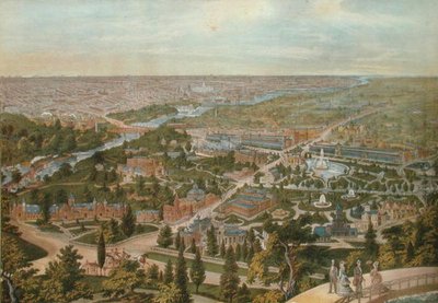 Vista aérea del Centenario, Filadelfia de Thomas Hunter