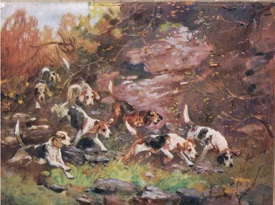 A través del sotobosque, ilustración de 