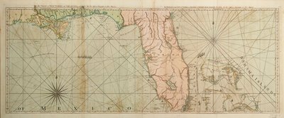 Mapa de Florida de Thomas Jefferys