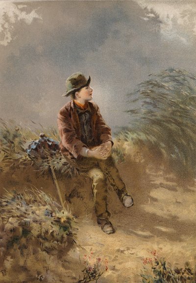 Un buen augurio (cromolito) de Thomas John Hughes