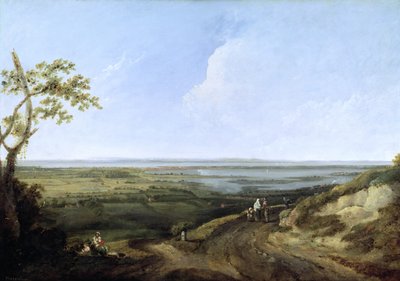 Vista de Portsmouth desde Portsdown Hill de Thomas Jones