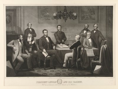 El presidente Lincoln y su gabinete de Thomas Kelly