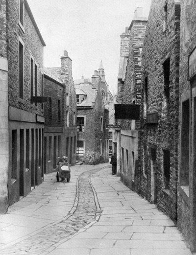 Una calle en Stromness, Orkney, Escocia, 1924-1926 de Thomas Kent