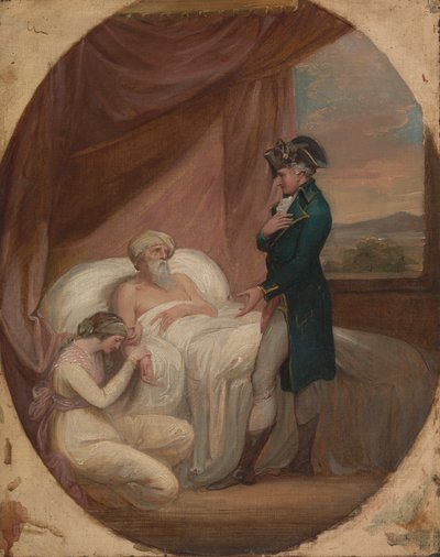 El brahmán encomienda a su hija Coraly al cuidado de Blandford de Thomas Kirk