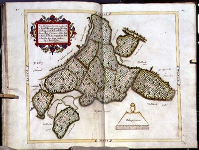Archivo 5672 Mapa de Tingewick en Buckinghamshire de Thomas Langdon