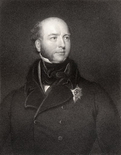Francis Charles Seymour Conway, 3er Marqués de Hertford y Yarmouth, grabado por William Holl, de 