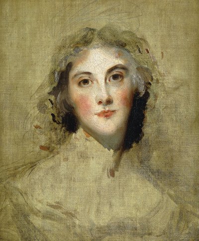Cabeza de una dama de Thomas Lawrence