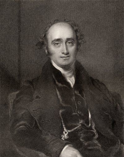 John Wilson Croker, grabado por T.H. Parry, de 