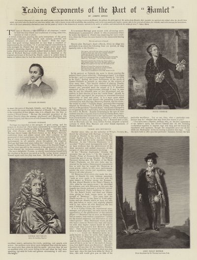 Principales Exponentes del Papel de Hamlet de Thomas Lawrence