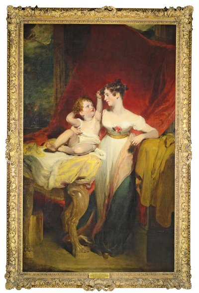 Retrato de Anne, Vizcondesa Pollington, luego Condesa de Mexborough, con su hijo, John Charles, más tarde 4º Conde de Mexborough de Thomas Lawrence