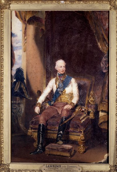 Retrato de Francisco I (1768-1835), emperador de Austria de Thomas Lawrence