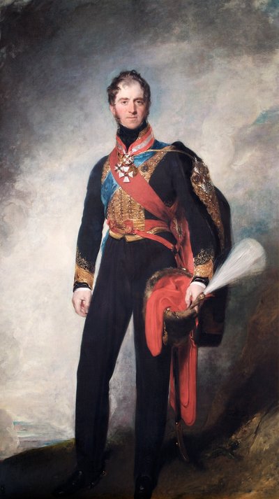 Retrato de Henry William Paget, 1er Marqués de Anglesey, soldado británico, 1818 de Thomas Lawrence
