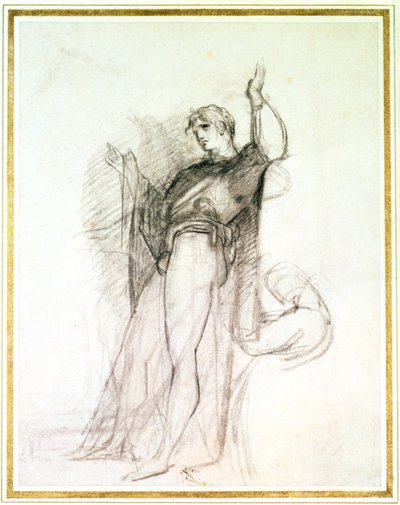 Retrato de John Philip Kemble como Hamlet de Thomas Lawrence