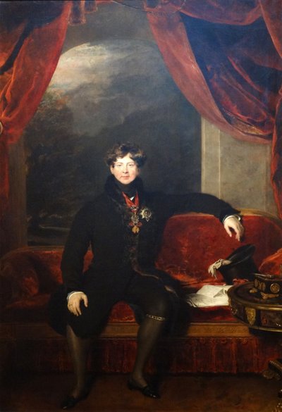 Retrato del rey Jorge IV de Thomas Lawrence