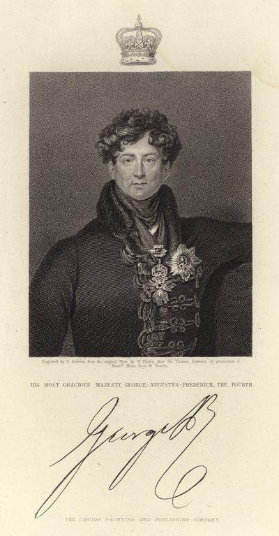 Retrato del Rey Jorge IV de Thomas Lawrence