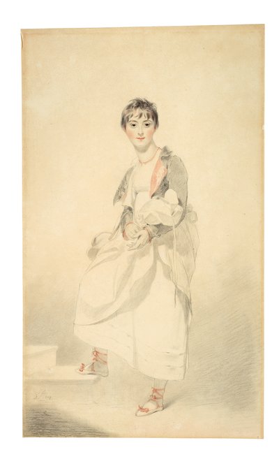 Retrato de Lady Frances Hamilton (1795-1860) de Thomas Lawrence