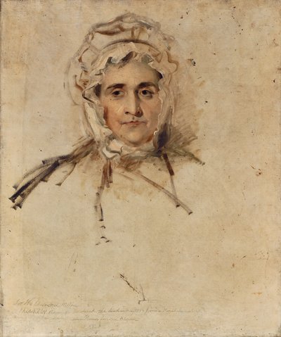 Retrato de Lucy Lawrence, la madre del artista, un boceto de Thomas Lawrence