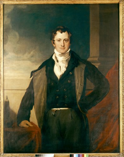 Retrato de Sir Humphry Davy (óleo sobre lienzo) de Thomas Lawrence
