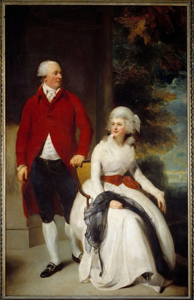 Retrato del banquero Julius Angerstein (1735-1823) y su segunda esposa Eliza Payne (1748-1800) de Thomas Lawrence