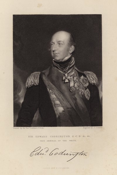 Sir Edward Codrington de Thomas Lawrence