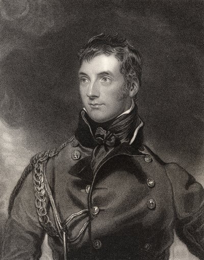 Sir George Murray, grabado por Henry Hoppner Meyer, de 