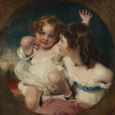Los niños Calmady Emily y Laura Anne de Thomas Lawrence