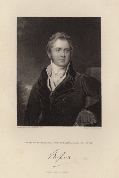 El Muy Honorable Frederick John Robinson de Thomas Lawrence
