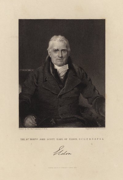 El Muy Honorable John Scott Conde de Eldon de Thomas Lawrence