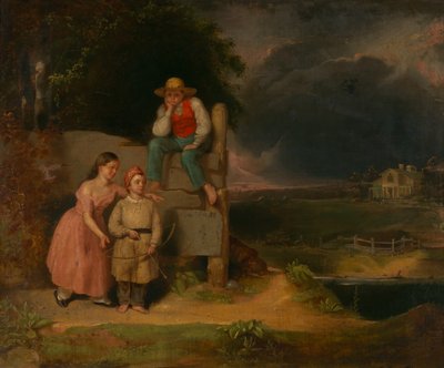 Niños en la tormenta de Thomas Le Clear