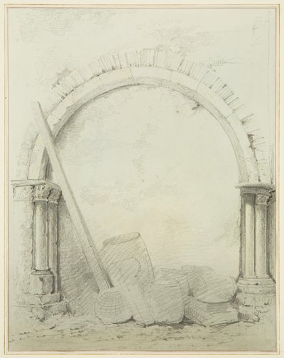 Arcos y columnas en las instalaciones de Mereweather entre Nicholas Street y Corn Street de Thomas Leeson the Elder Rowbotham