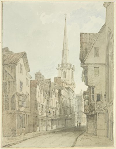 Broad Street de Thomas Leeson the Elder Rowbotham