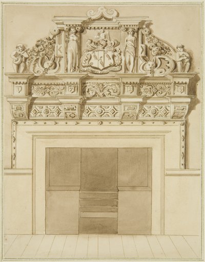 Chimenea fechada en 1729, en 139 Redcliffe Street de Thomas Leeson the Elder Rowbotham