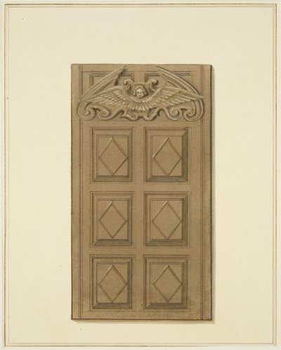 Puerta a la izquierda de las instalaciones de Mereweather entre Nicholas Street y Corn Street de Thomas Leeson the Elder Rowbotham